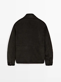 Corduroy jacket with pockets