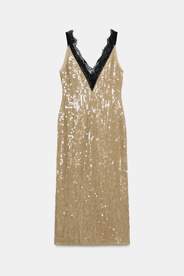Zara SEQUIN LACE DRESS ZW COLLECTION at Bayshore Shopping Centre in Ottawa,  ON