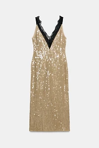 SEQUIN LACE DRESS ZW COLLECTION