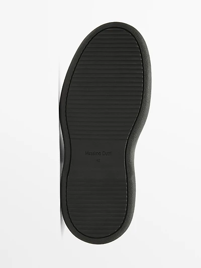 Split suede boots