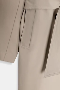 TRENCH LONG CEINTURÉ WINDPROOF WATER REPELLENT