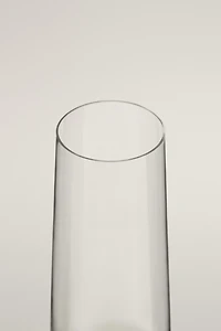 CONICAL CRYSTALLINE FLUTE GLASS