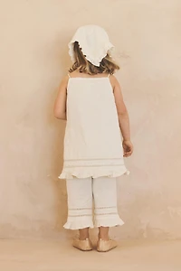 2-5 YEARS / LIMITED EDITION LINEN COTTON TUNIC DRESS