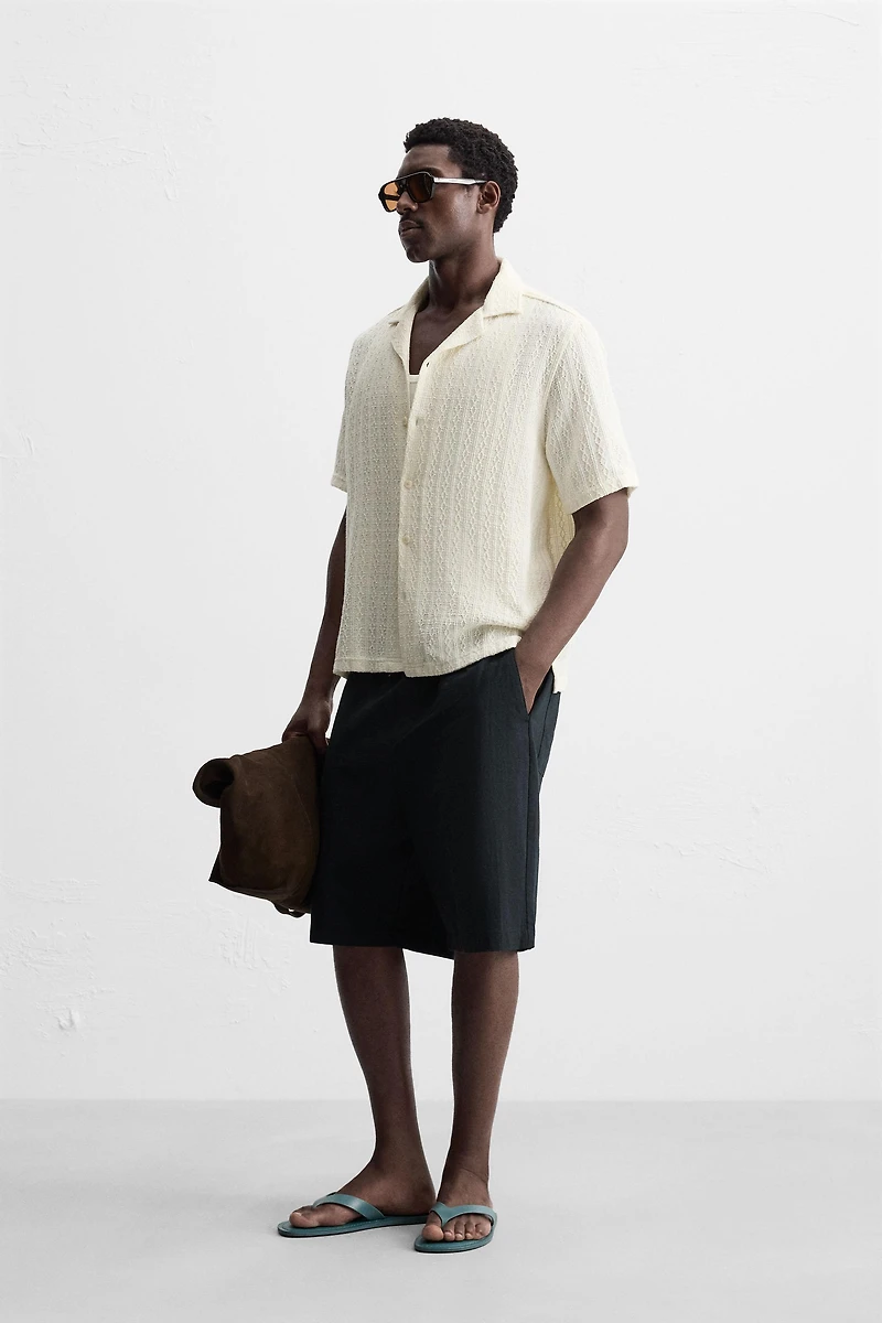 GEOMETRIC JACQUARD SHIRT