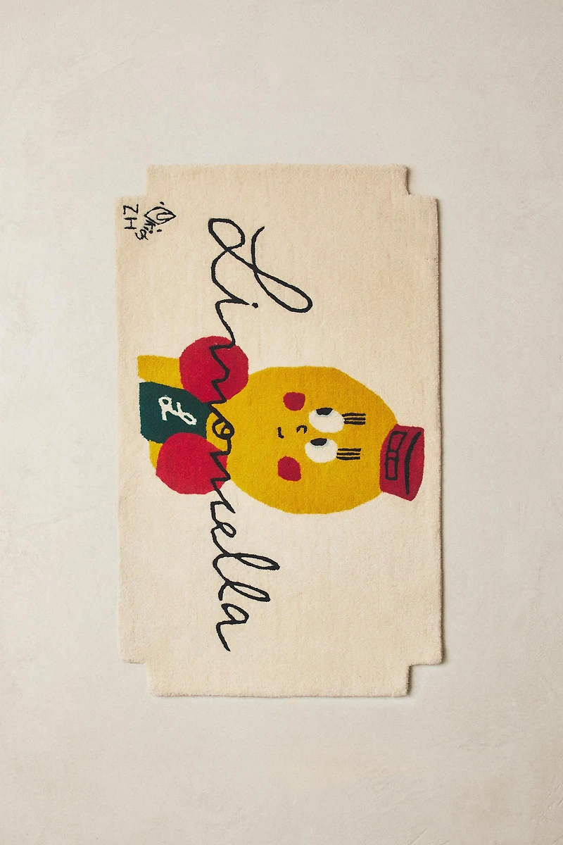 TAPIS ENFANT LAINE LIMONCELLA X THE ANIMALS OBSERVATORY