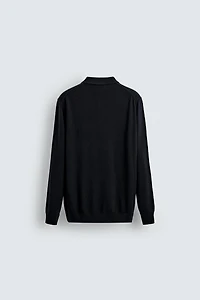 POLO EN MAILLE 100 % LAINE