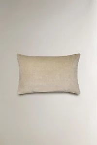 HOUSSE DE COUSSIN EN VELOURS DÉLAVÉ