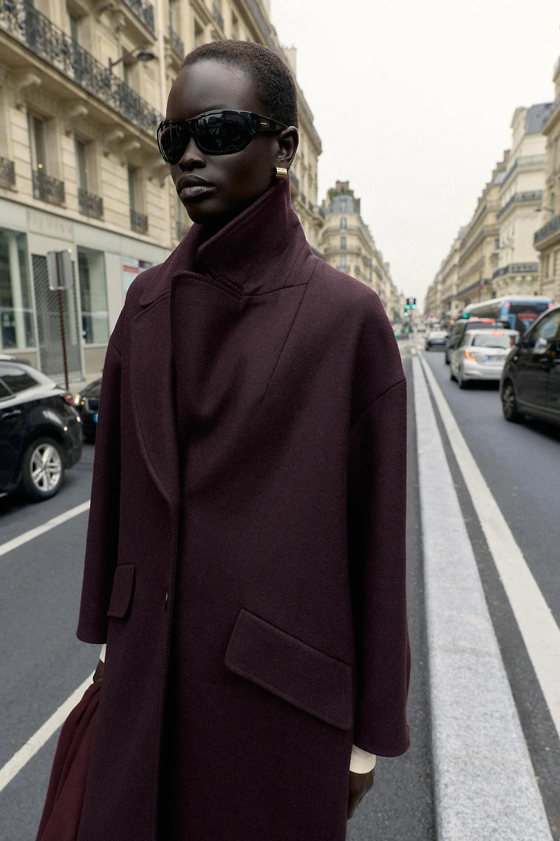 MANTEAU LONG OVERSIZE