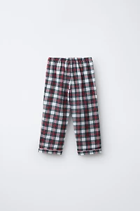 3-6 YEARS / FLANNEL PLAID PAJAMAS