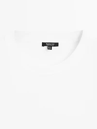 T-shirt à col rond 100 % coton interlock