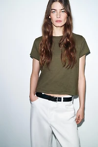 COTTON SHORT SLEEVE T-SHIRT
