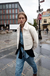 BOUCLÉ PATCH POCKET JACKET