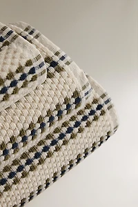 SERVIETTE DE BAIN TEXTURE GÉOMÉTRIQUE