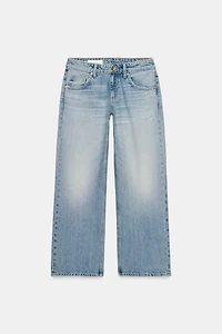 JEAN TRF LARGE ET COURT TAILLE BASSE
