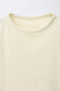 T-SHIRT UNI AVEC MODAL