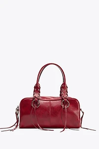 CRACKLED BOWLING BAG