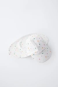 STAR SWIM HAT WITH NECK FLAP