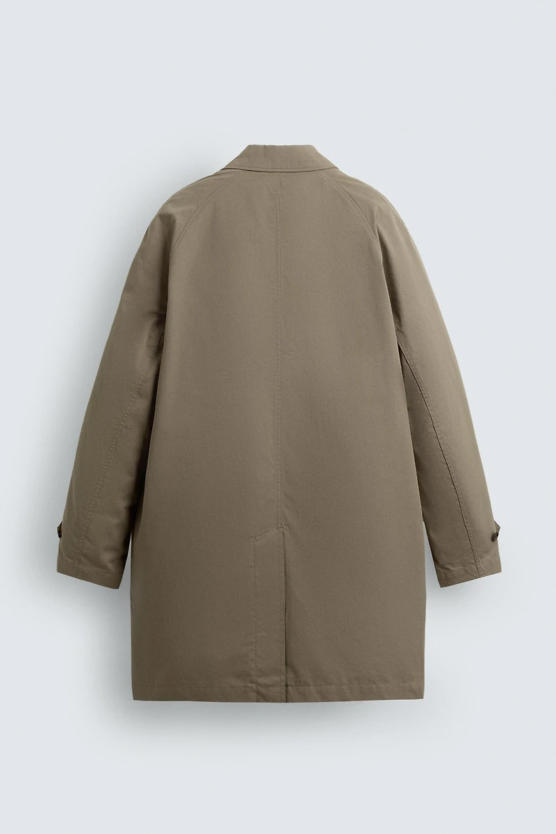 TRENCH COAT WITH REMOVABLE LINING