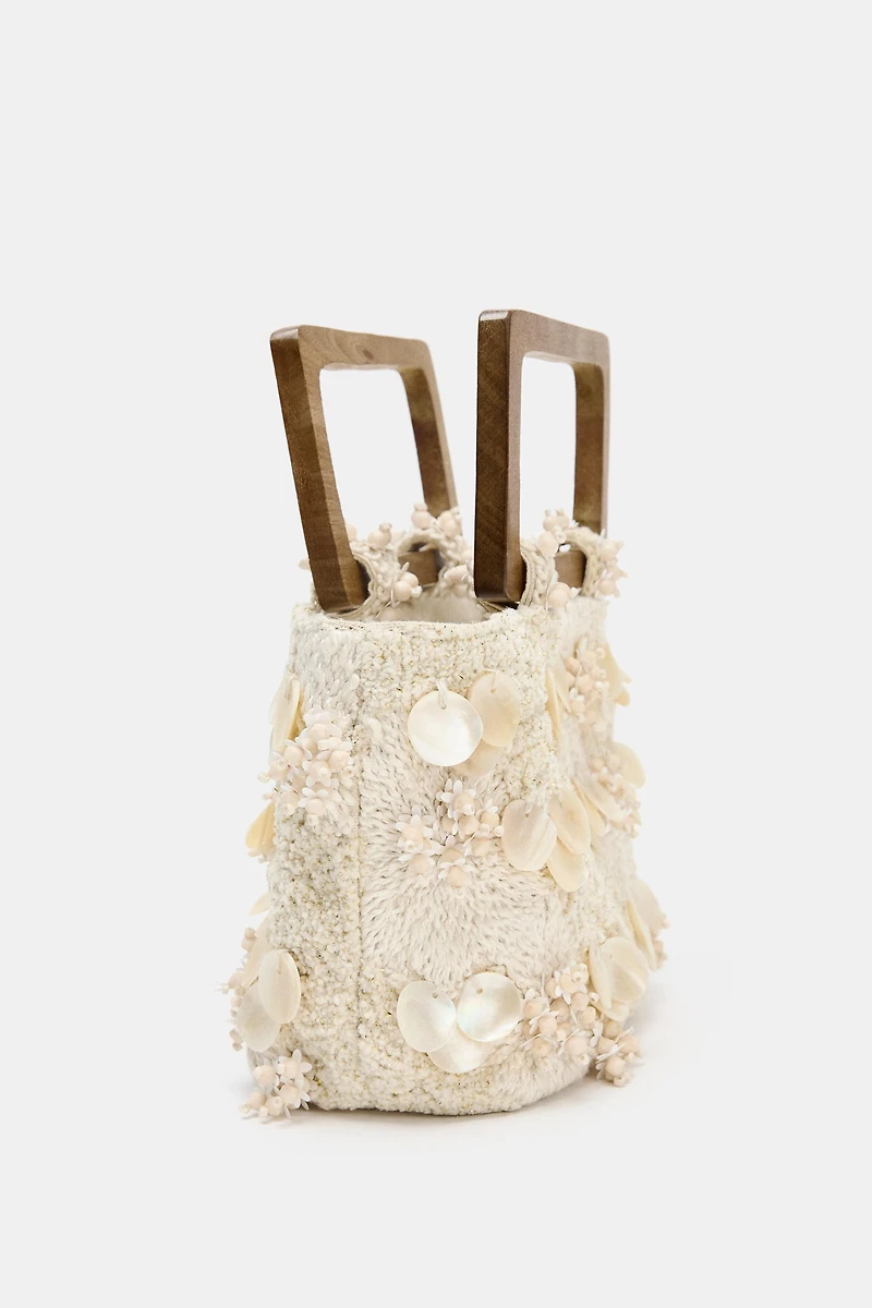 PEARLESCENT EFFECT DETAIL BAG