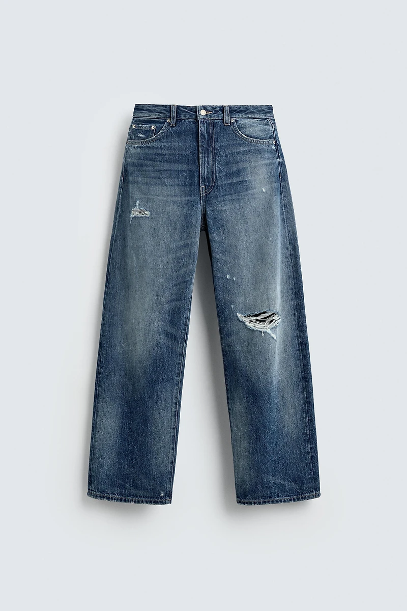 MID-WAIST BAGGY FIT JEANS HARRY LAMBERT FOR ZARA X DISNEY