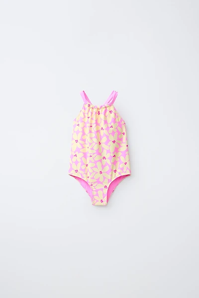 MAILLOT DE BAIN À IMPRIMÉ FLEURS (1-6 ANS)