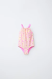 MAILLOT DE BAIN À IMPRIMÉ FLEURS (1-6 ANS)