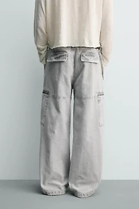 WASHED PARACHUTE CARGO PANTS