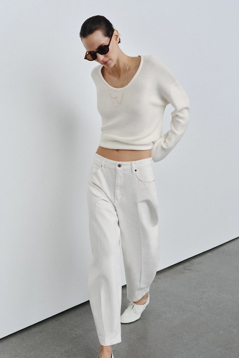 ROUND NECK KNIT JUMPER