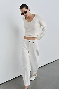 ROUND NECK KNIT JUMPER