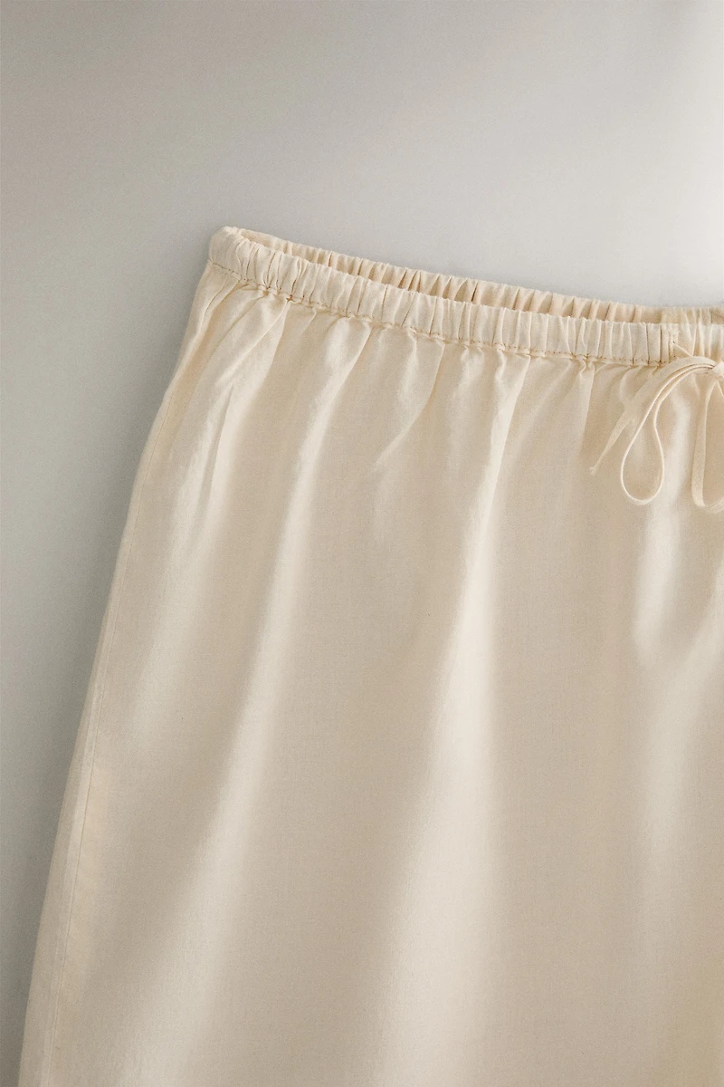 SHORT COTON BRODERIES