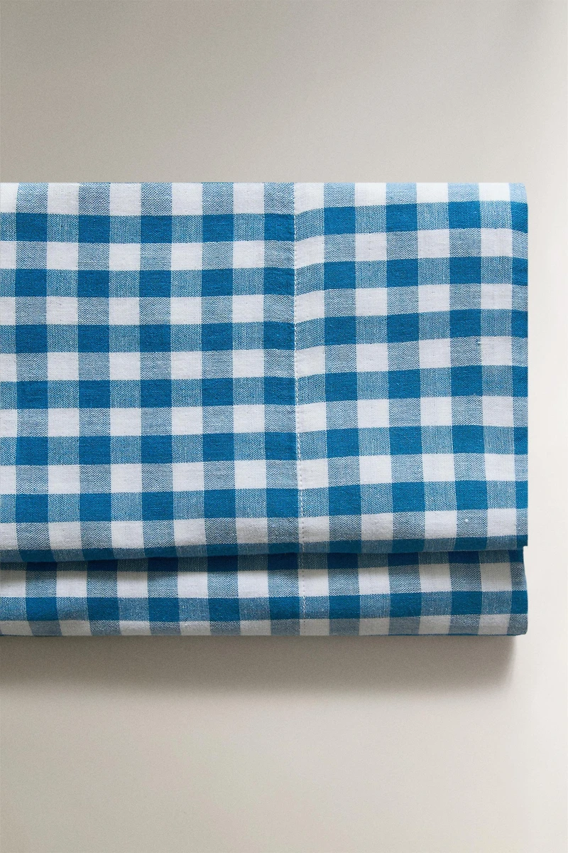 KIDS’ CHECKED CHIFFON FLAT SHEET