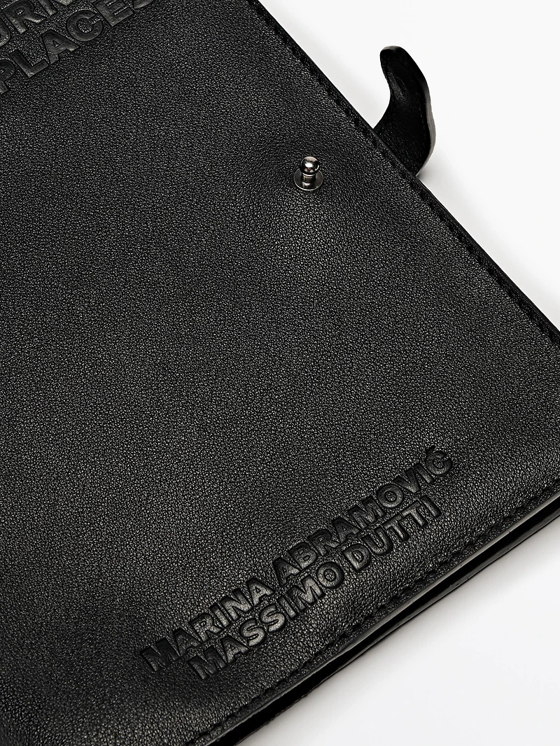 Nappa leather diary cover - Marina Abramovic