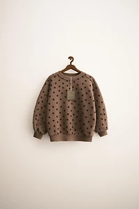 ZARA TIMELESS - SWEAT IMPRIMÉ À POIS