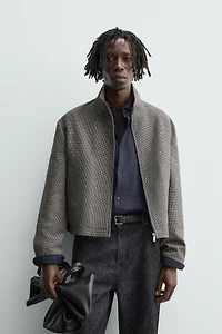 HOUNDSTOOTH OVERSHIRT