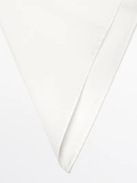 Plain 100% cotton scarf