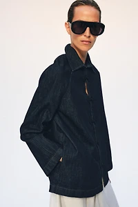 ZW COLLECTION TOGGLE DENIM JACKET