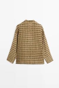 Flowing checkered shirt