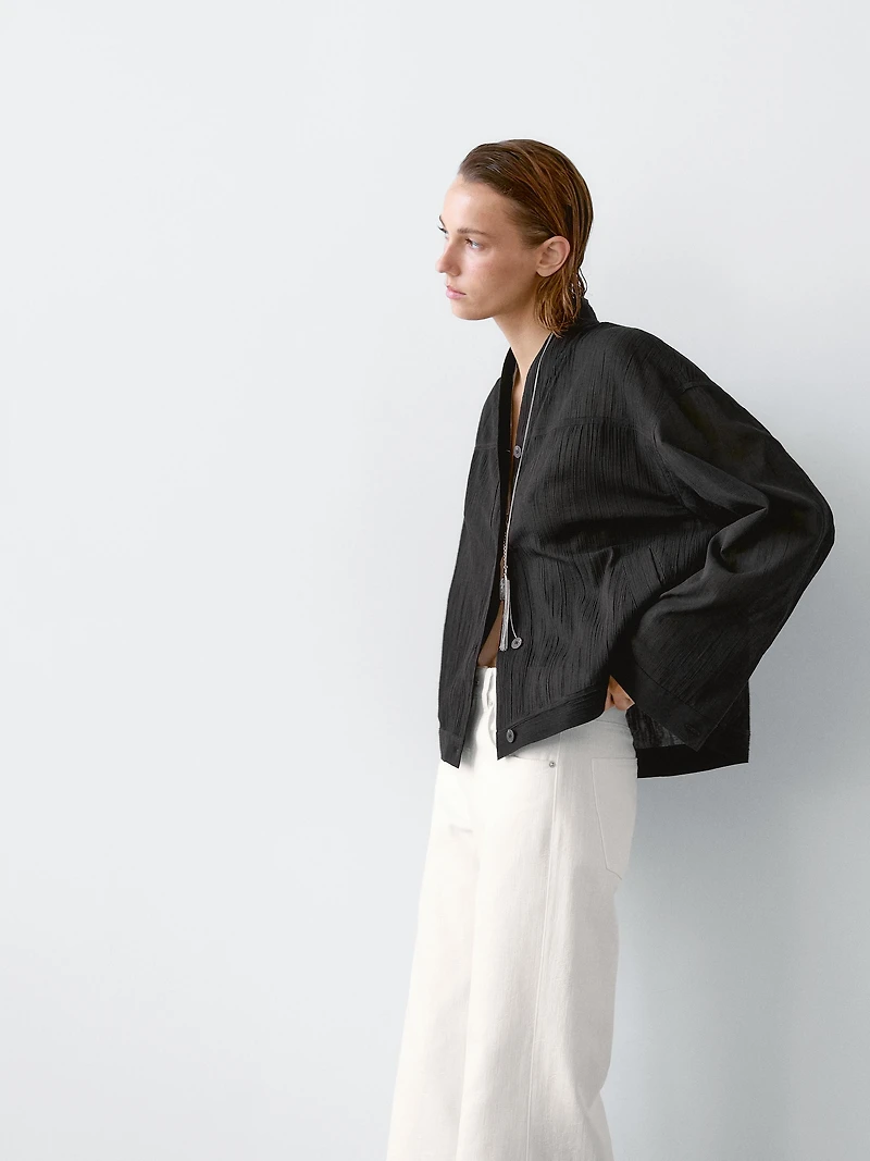 Flowing 100% cotton shirt