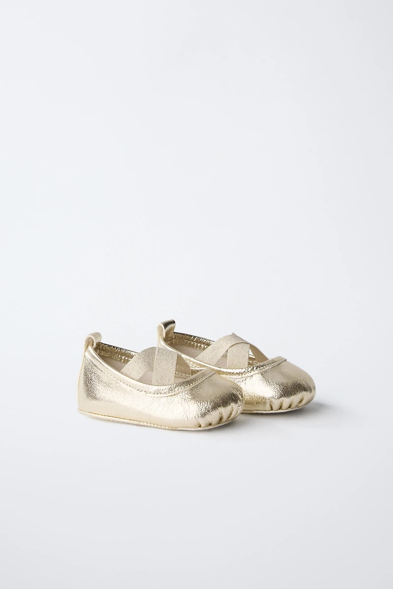 LEATHER BALLET FLATS