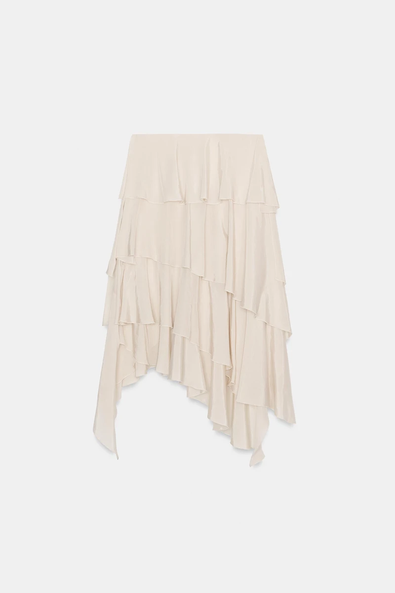 ZW COLLECTION FLOWY RUFFLED SKIRT
