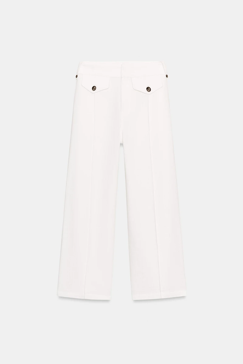 RUSTIC WEAVE CULOTTES