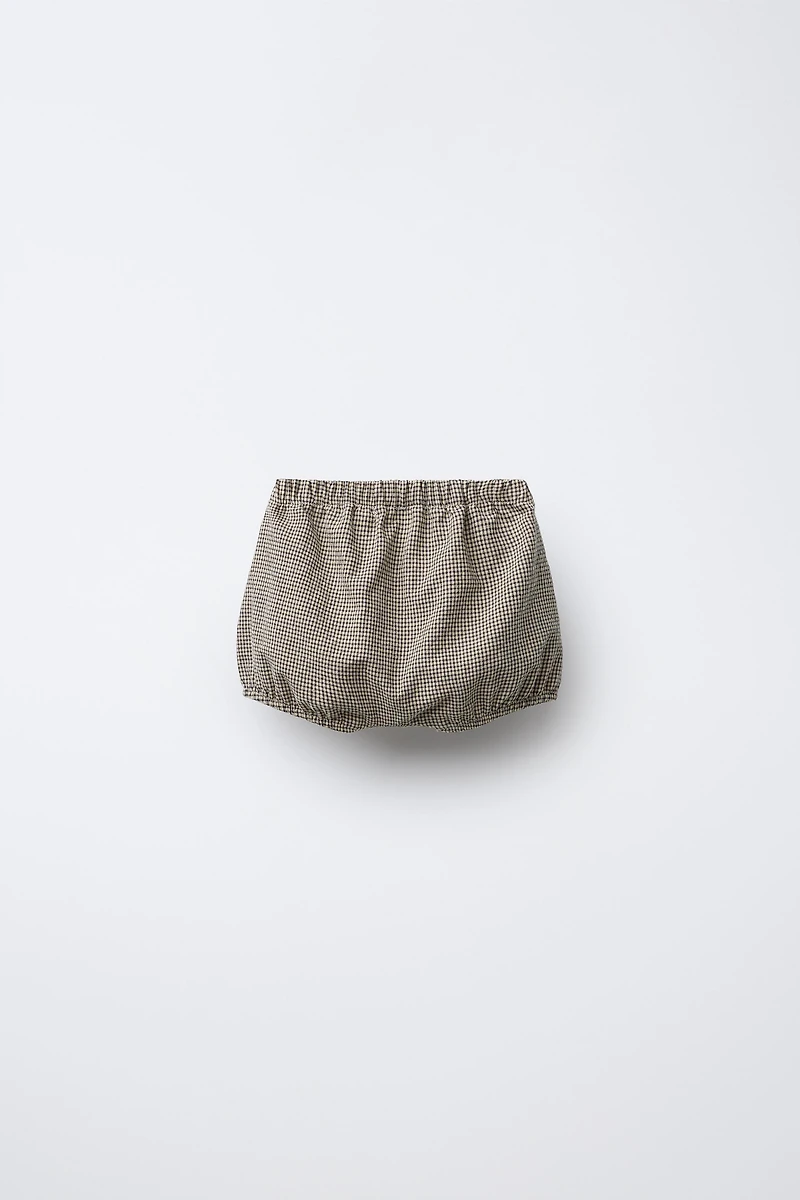 BLOOMER À CARREAUX