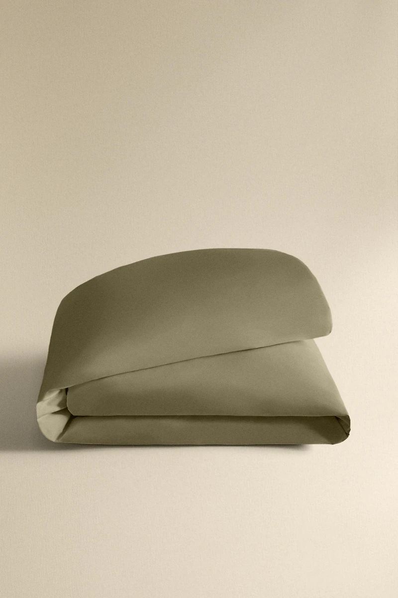 COTTON PERCALE DUVET COVER (300 THREAD COUNT)