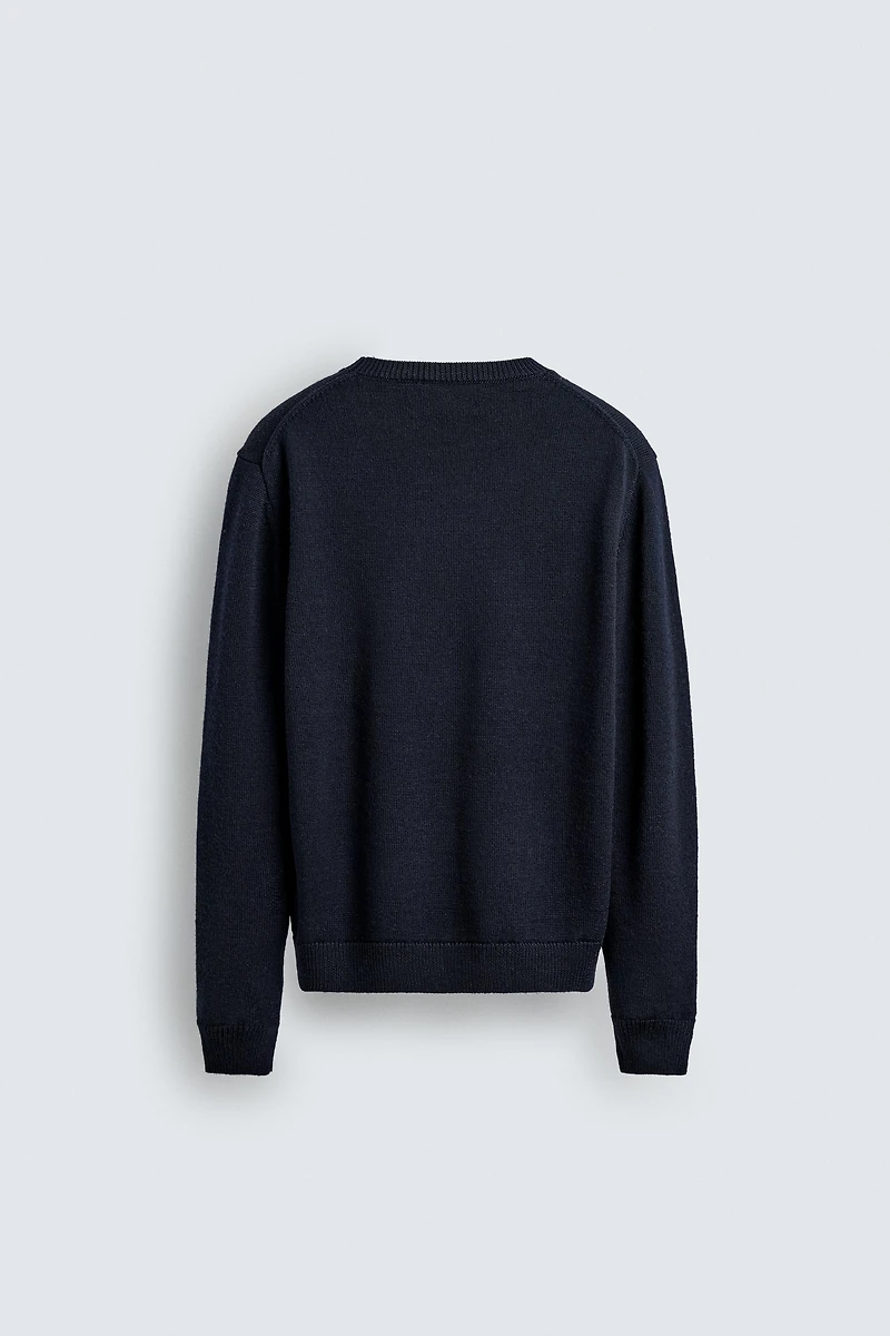 PULL LÉGER 100 % LAINE