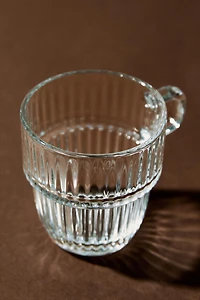 TASSE VERRE RECYCLABLE RELIEF