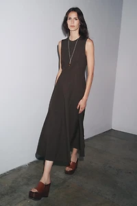 ZW COLLECTION SLEEVELESS MIDI DRESS