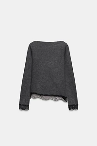 TOP EFFET DOUX EN DENTELLE