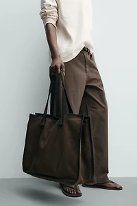 FABRIC SHOPPER BAG