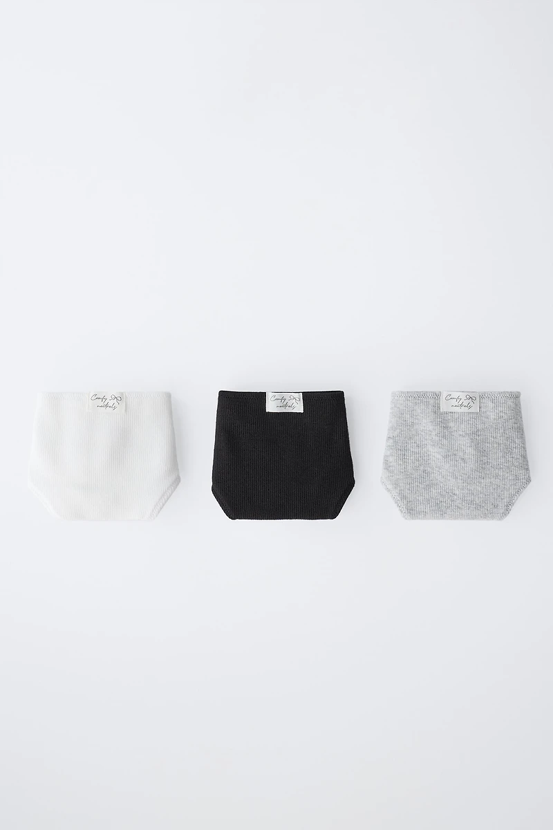 9-14 YEARS/ THREE-PACK OF LABEL UNDERWEAR