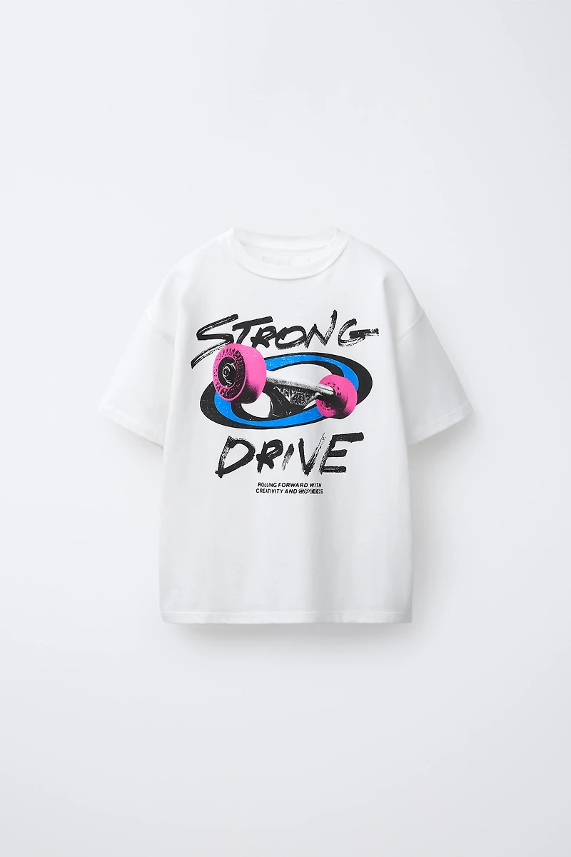 T-SHIRT IMPRIMÉ SKATE
